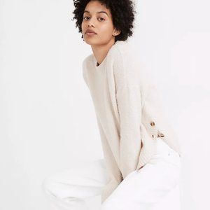 Madewell Birchmont Side-Button Pullover Sweater